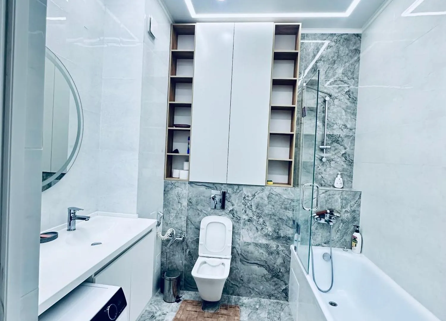 Apartment Жк4 You Двушка Район Меги Розыбакиева Almaty